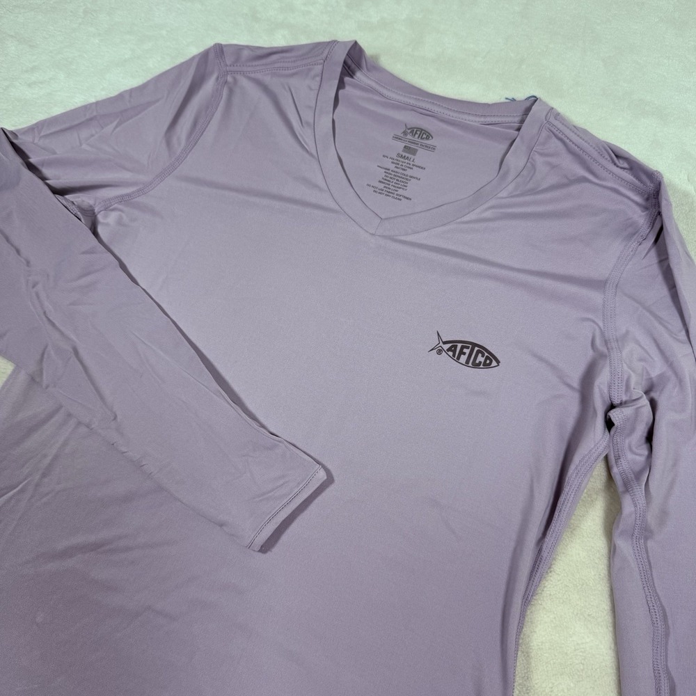 Aftco Shirt Small Jigfish Performance Fishing LS Outdoor Lightweight